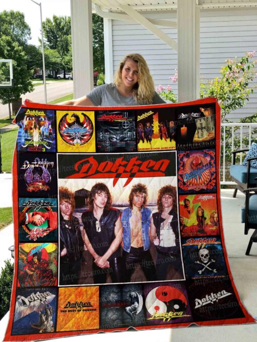 Buy Dokken Quilt Blanket & Quilt Bedding Set 01