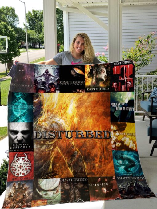 Buy Disturbed Albums Quilt Blanket & Quilt Bedding Set For Fans Ver 17