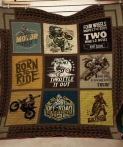 Buy Dirt Bike Four Wheels Moves The Body Quilt Blanket & Quilt Bedding Set Great Customized Gifts For Birthday Christmas Thanksgiving Perfect Gifts For Dirt Bike Lover