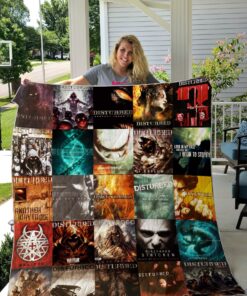 Buy Disturbed Albums Quilt Blanket & Quilt Bedding Set For Fans Ver 25