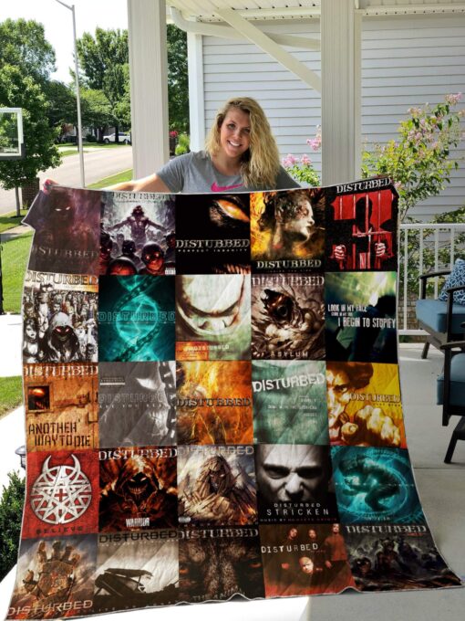 Buy Disturbed Albums Quilt Blanket & Quilt Bedding Set For Fans Ver 25