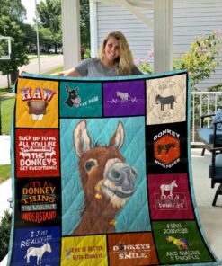 Buy Donkey Suck Up To Me Quilt Blanket & Quilt Bedding Set Great Customized Gifts For Birthday Christmas Thanksgiving Perfect Gifts For Donkey Lover