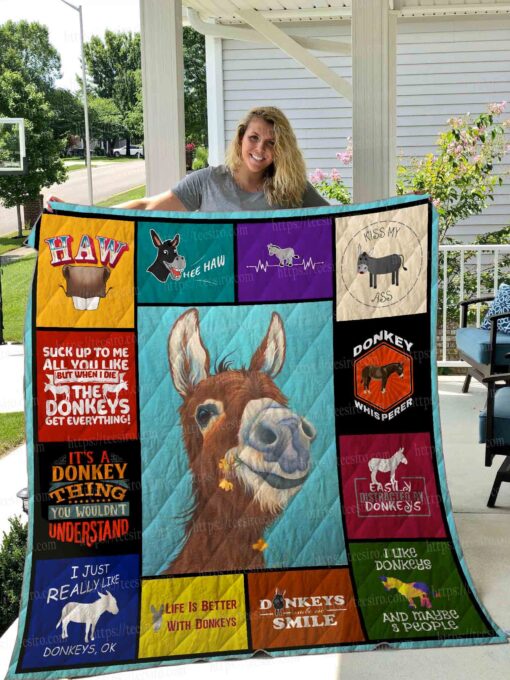 Buy Donkey Suck Up To Me Quilt Blanket & Quilt Bedding Set Great Customized Gifts For Birthday Christmas Thanksgiving Perfect Gifts For Donkey Lover