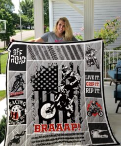 Buy Dirt Bike Live It Grip It Rip It Quilt Blanket & Quilt Bedding Set Great Customized Gifts For Birthday Christmas Thanksgiving Perfect Gifts For Dirty Bike Lover