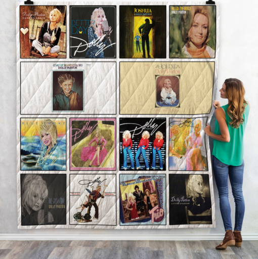 Buy Dolly Parton Albums Quilt Blanket & Quilt Bedding Set New