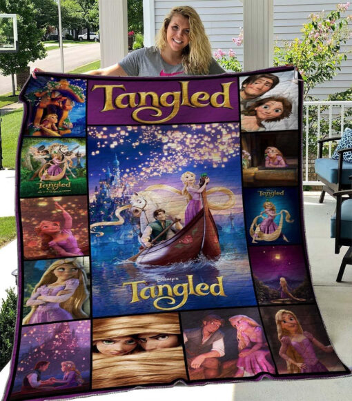 Buy Disney Tangled Ver1 Quilt Blanket & Quilt Bedding Set