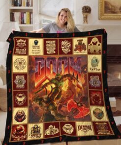 Buy Doom Game Quilt Blanket & Quilt Bedding Set Gift Birthday Christmas For Fans Doom Eternal Union 2