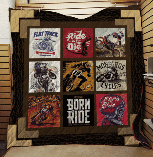 Buy Dirt Bike Ride Til You Die Quilt Blanket & Quilt Bedding Set Great Customized Blanket Gifts For Birthday Christmas Thanksgiving