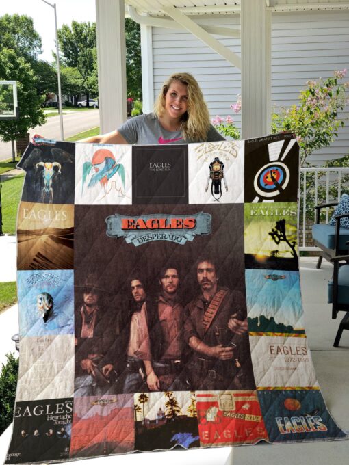 Buy Eagles Band Albums Quilt Blanket & Quilt Bedding Set For Fans Ver 17