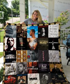 Buy Drake Albums Cover Poster Quilt Blanket & Quilt Bedding Set Ver 2