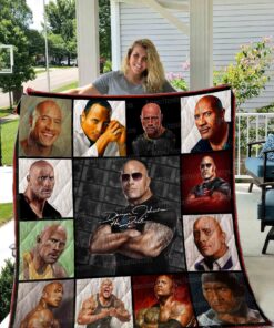 Buy Dwayne Johnson Quilt Blanket & Quilt Bedding Set 01