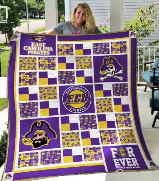 Buy East Carolina Pirates V2 Quilt Blanket & Quilt Bedding Set