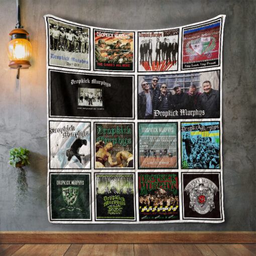 Buy Dropkick Murphys Album Covers Quilt Blanket & Quilt Bedding Set