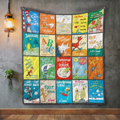 Buy Dr.Seuss Books Quilt Blanket & Quilt Bedding Set