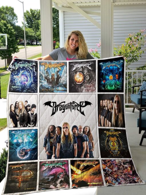 Buy Dragonforce Albums Quilt Blanket & Quilt Bedding Set Ver13