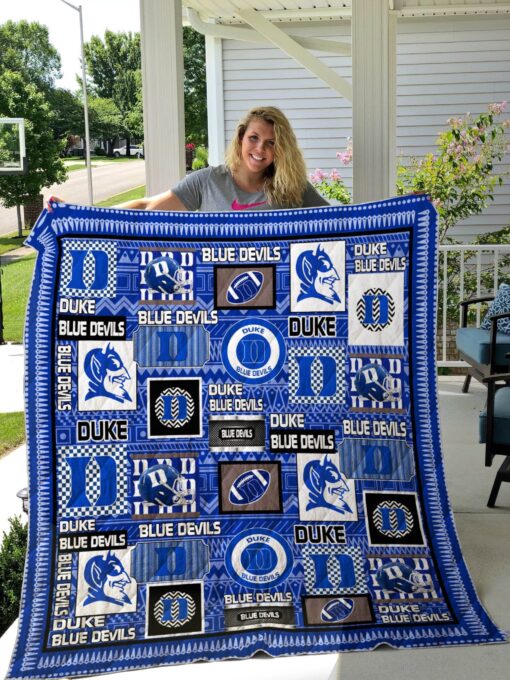 Buy Duke Blue Devils 3 Quilt Blanket & Quilt Bedding Set Fan Made