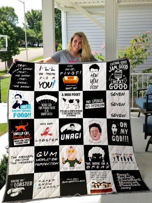 Buy F.R.I.E.N.D T-Shirt Quilt Blanket & Quilt Bedding Set