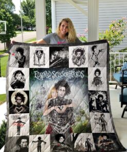 Buy Edward Scissorhands Poster Quilt Blanket & Quilt Bedding Set