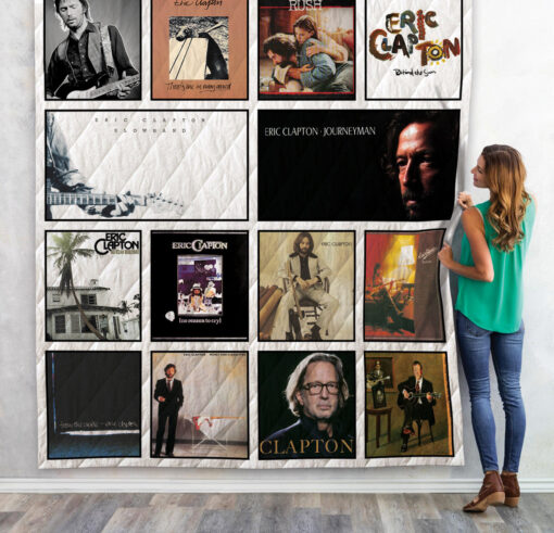 Buy Eric Clapton Albums Quilt Blanket & Quilt Bedding Set