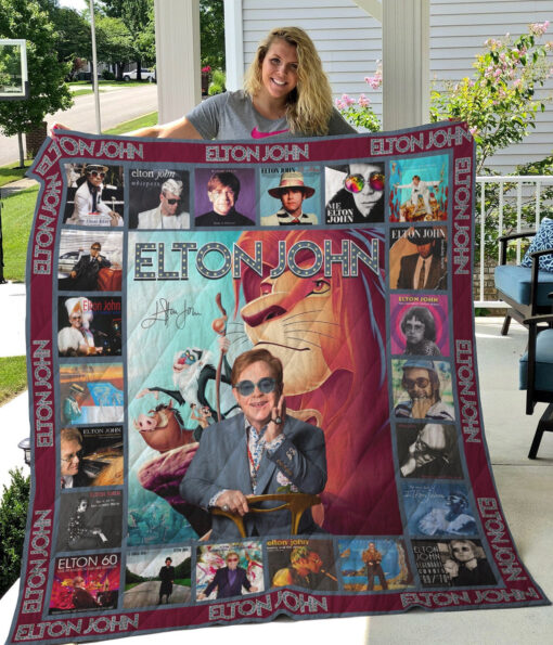 Buy Elton John Quilt Blanket & Quilt Bedding Set For Birthday Christmas Elton John Lion King