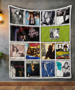 Buy Eddie Money Album Covers Quilt Blanket & Quilt Bedding Set