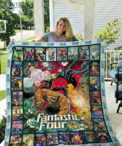 Buy Fantastic Four Comics Quilt Blanket & Quilt Bedding Set Marvel Comics Mcu Gift Birthday Christmas