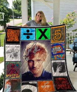 Buy Ed Sheeran Lyrics Quilt Blanket & Quilt Bedding Set 02