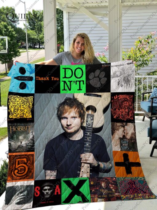 Buy Ed Sheeran Quilt Blanket & Quilt Bedding Set For Fans