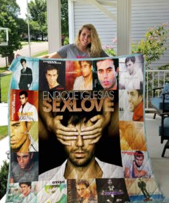 Buy Enrique Iglesias Albums Quilt Blanket & Quilt Bedding Set For Fans Ver 17