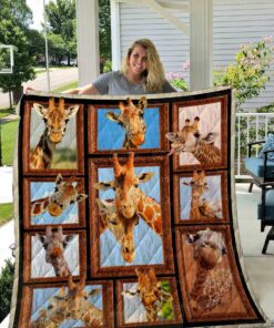 Buy Emotions Of Giraffe Quilt Blanket & Quilt Bedding Set Great Customized Blanket Gifts For Birthday Christmas Thanksgiving