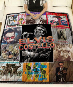 Buy Elvis Costello Quilt Blanket & Quilt Bedding Set For Fans