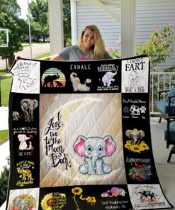 Buy Elephant I Love You To The Moon Quilt Blanket & Quilt Bedding Set Great Customized Gifts For Birthday Christmas Thanksgiving Perfect Gifts For Elephant Lover