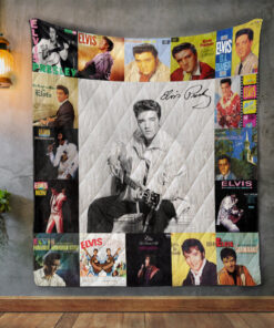 Buy Elvis Presley 2 Album Covers Quilt Blanket & Quilt Bedding Set