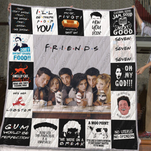 Buy F.R.I.E.N.D T-Shirt Quilt Blanket & Quilt Bedding Set For Fans