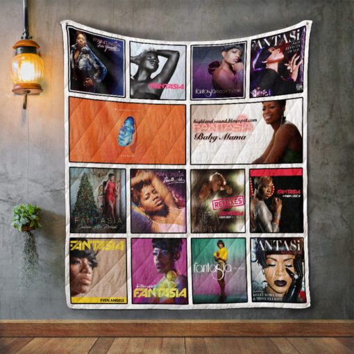 Buy Fantasia Barrino Album Covers Quilt Blanket & Quilt Bedding Set