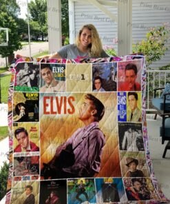 Buy Elvis Presley Albums Cover Poster Quilt Blanket & Quilt Bedding Set Ver 2