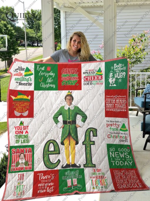 Buy Elf T-Shirt Quilt Blanket & Quilt Bedding Set