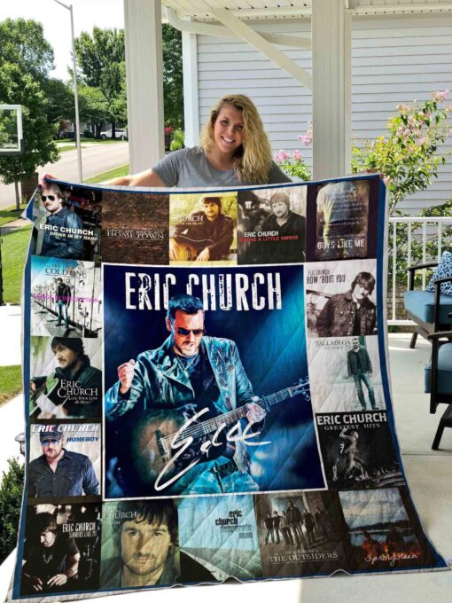 Buy Eric Church Quilt Blanket & Quilt Bedding Set - Meteew