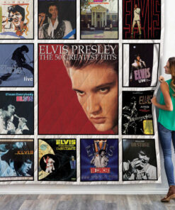 Buy Elvis Presley Live Albums Quilt Blanket & Quilt Bedding Set 01