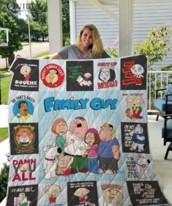 Buy Family Guy Quilt Blanket & Quilt Bedding Set For Fans - Meteew