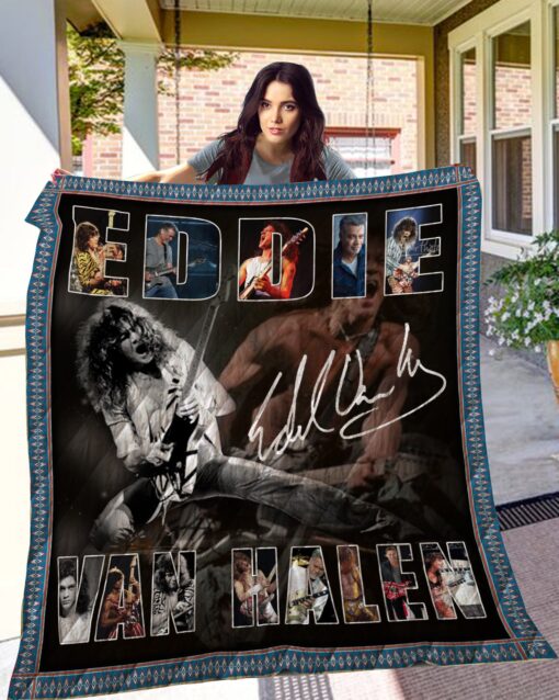 Buy Eddie Van Halen Quilt Blanket & Quilt Bedding Set