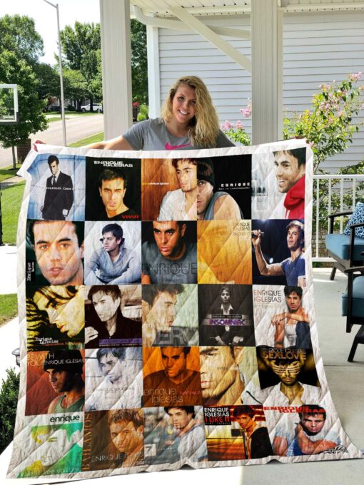 Buy Enrique Iglesias Quilt Blanket & Quilt Bedding Set - Meteew