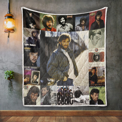 Buy Eddie Rabbitt Album Covers Quilt Blanket & Quilt Bedding Set