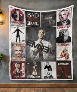 Buy Eminem Style Three Album Covers Quilt Blanket & Quilt Bedding Set