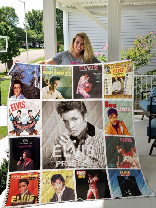 Buy Elvis Presley Albums Quilt Blanket & Quilt Bedding Set Ver 13