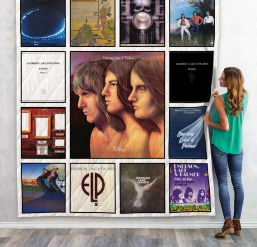 Buy Emerson, Lake And Palmer Quilt Blanket & Quilt Bedding Set Great Customized Blanket Gifts For Birthday Christmas Thanksgiving