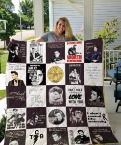 Buy Elvis Presley Quilt Blanket & Quilt Bedding Set For Fans Ver 26