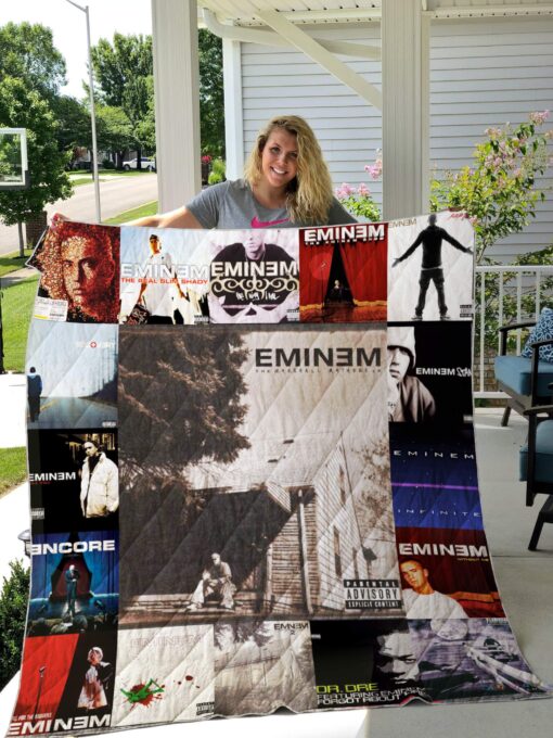 Buy Eminem Albums Quilt Blanket & Quilt Bedding Set For Fans Ver 17-2