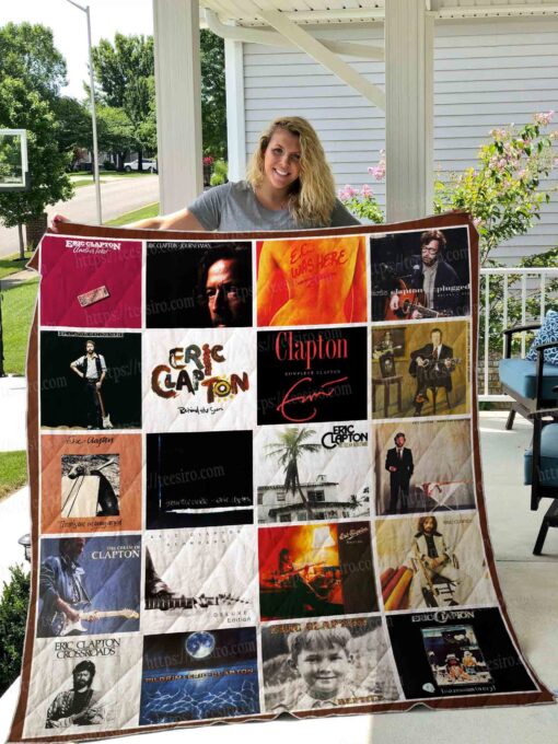 Buy Eric Clapton- Uk Quilt Blanket & Quilt Bedding Set 01