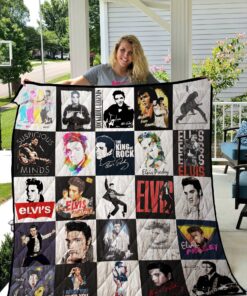 Buy Elvis Presley Tshirt Quilt Blanket & Quilt Bedding Set